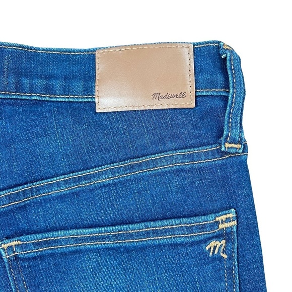 Madewell 10" High-Rise Skinny Crop Jeans Smithley Wash "Magic Pockets" Sz 26 EUC - Picture 10 of 15